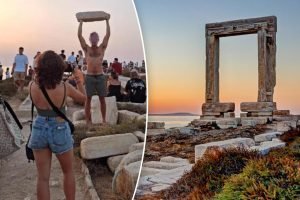 Tourist shocks onlookers after engaging in ‘disrespectful’ act at ancient Greek site: ‘Crossed the line’