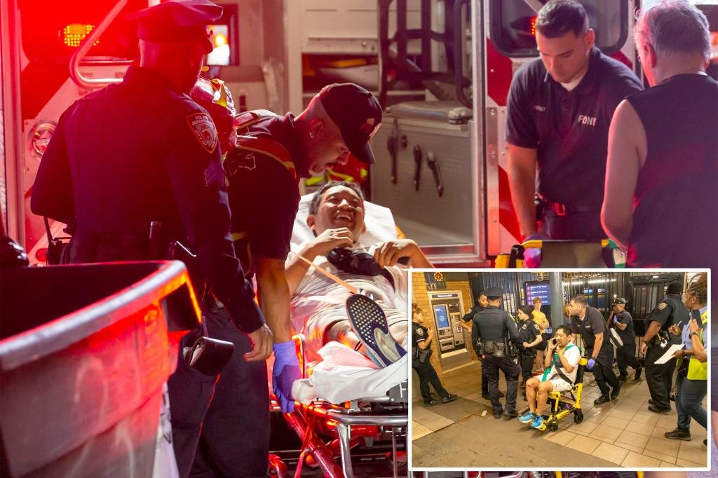 Man pushed onto train tracks at Midtown subway station: NYPD Man pushed onto train tracks at Midtown subway station: NYPD