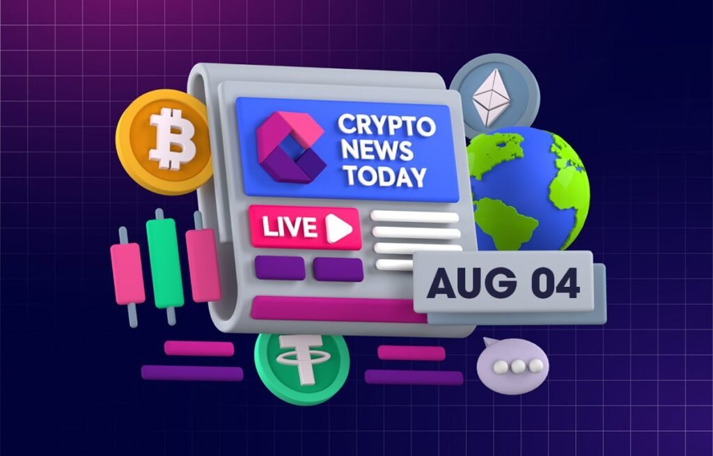 [LIVE] Crypto News Today: Latest Updates for August 04, 2025 –Bitcoin Holds $114.5K in Mild Crypto Recovery, PayFi Sector Up 8%