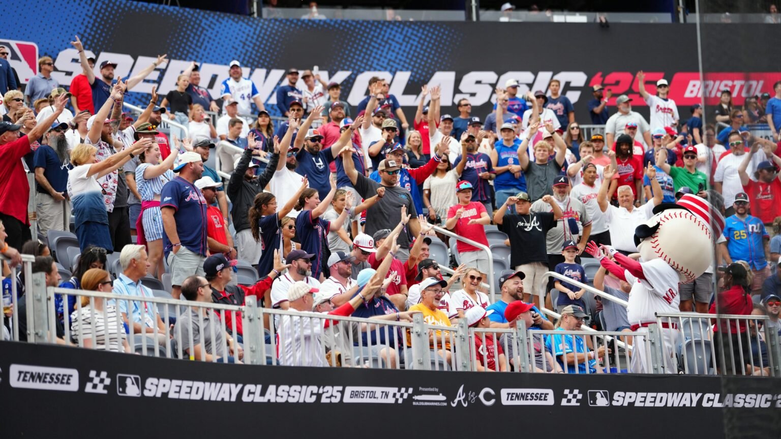 Poor Old Man Booed During MLB Speedway Classic Due To Lack Of Arm Strength