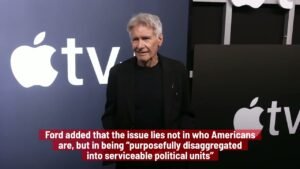 Harrison Ford Speaks Out on U.S. Politics: “We’ve Been Disaggregated”