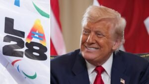 Trump suggests there will be mandatory gender testing for women’s sports at 2028 LA Olympics Trump suggests there will be mandatory gender testing for women’s sports at 2028 LA Olympics