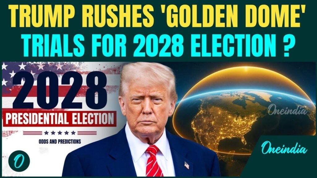 US BREAKING: Trump FORCES B Golden Dome Trial Before 2028Vote|Political Pressure to FAIL Project?