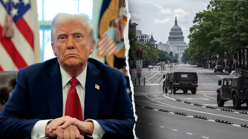 President Trump increases federal law enforcement presence in DC following violent crime surge President Trump increases federal law enforcement presence in DC following violent crime surge