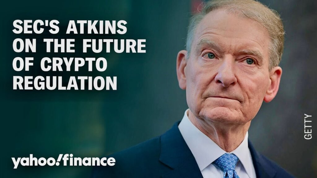 SEC Chair Paul Atkins talks crypto regulation, digital assets, tokenization