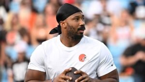 Browns star Myles Garrett cited for speeding 100 mph in 60 mph zone near team facility: report Browns star Myles Garrett cited for speeding 100 mph in 60 mph zone near team facility: report