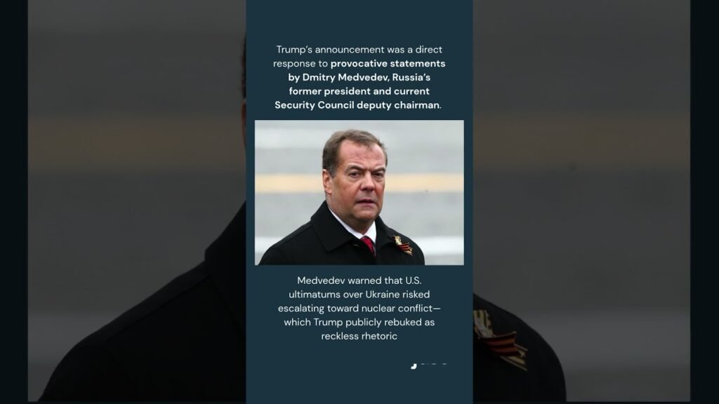 Trump orders US submarines repositioning