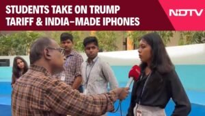 Trump Tariffs On India | Students Take On Trump Tariff & India-Made iPhones