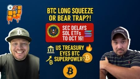 🚨BTC Long Squeeze or Bear Trap?! SEC Delays SOL ETFs + US Treasury Eyes BTC Superpower!🔥