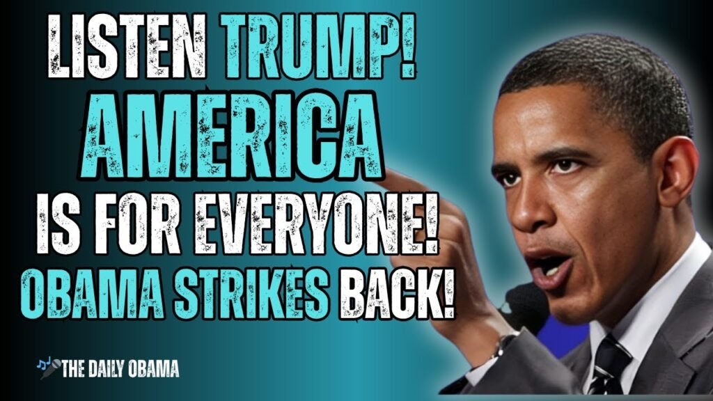 Obama to Trump: America Belongs to All of Us, Not Just the Powerful! | Obama’s Comeback