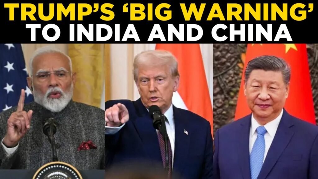 Donald Trump LIVE | Trump’s Warning To India, China And Russia | Trump Speech LIVE | US News LIVE