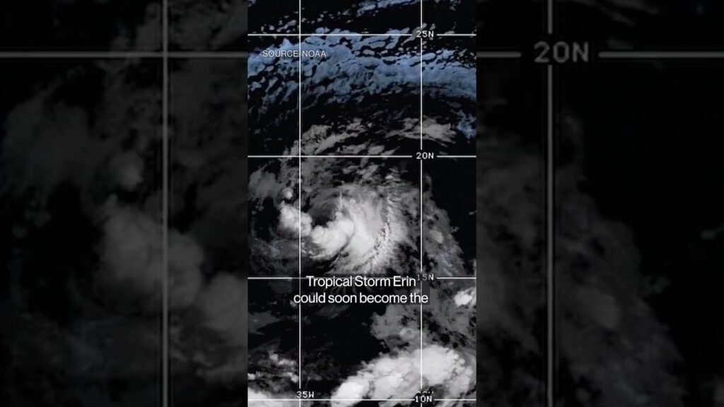 Hurricane Erin Swells to First of Atlantic Season