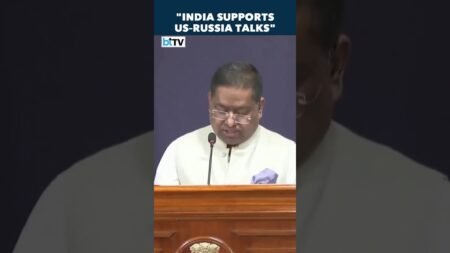 India Welcomes Putin–Trump Meeting in Alaska | “That This Is Not An Era Of War” | MEA Briefing