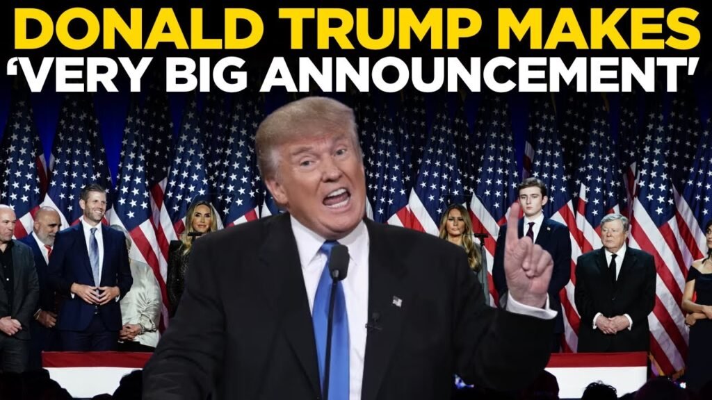 Trump Speech LIVE | US President Makes HUGE Announcement | Trump Latest News | US News LIVE