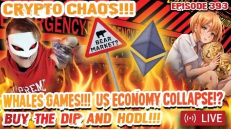 CRPYPTO CHAOS!!! 110K BITCOIN!!!  US ECONOMY IN A FREE FALL?! WHALE GAMES!? [Episode 393]
