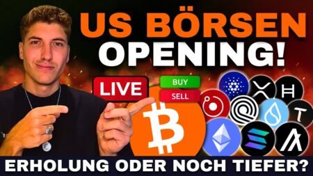 🔴 Bitcoin & Crypto Live Trading: US Börsenstart – Das passiert JETZT! 🚨