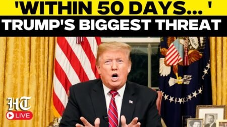 Trump Live | “Within Next 50 Days…”: Trump Threatens Tariff | White House | US News | Tariffs LIVE
