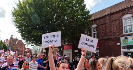 Watch: ‘Pedos Out’ Protest After Migrant Arrested Over Alleged Child Rape