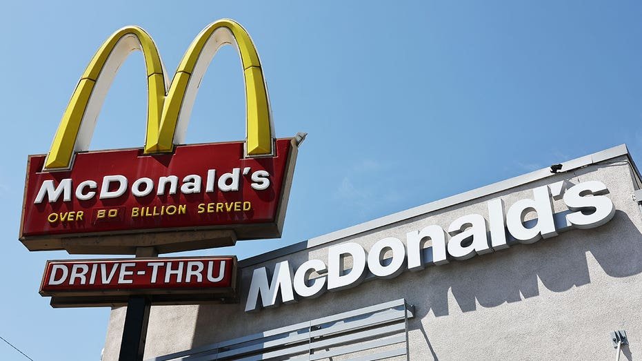McDonald's logo and sign