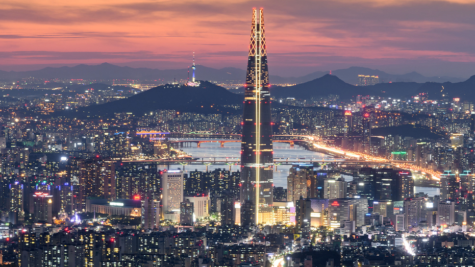 South Korea skyline