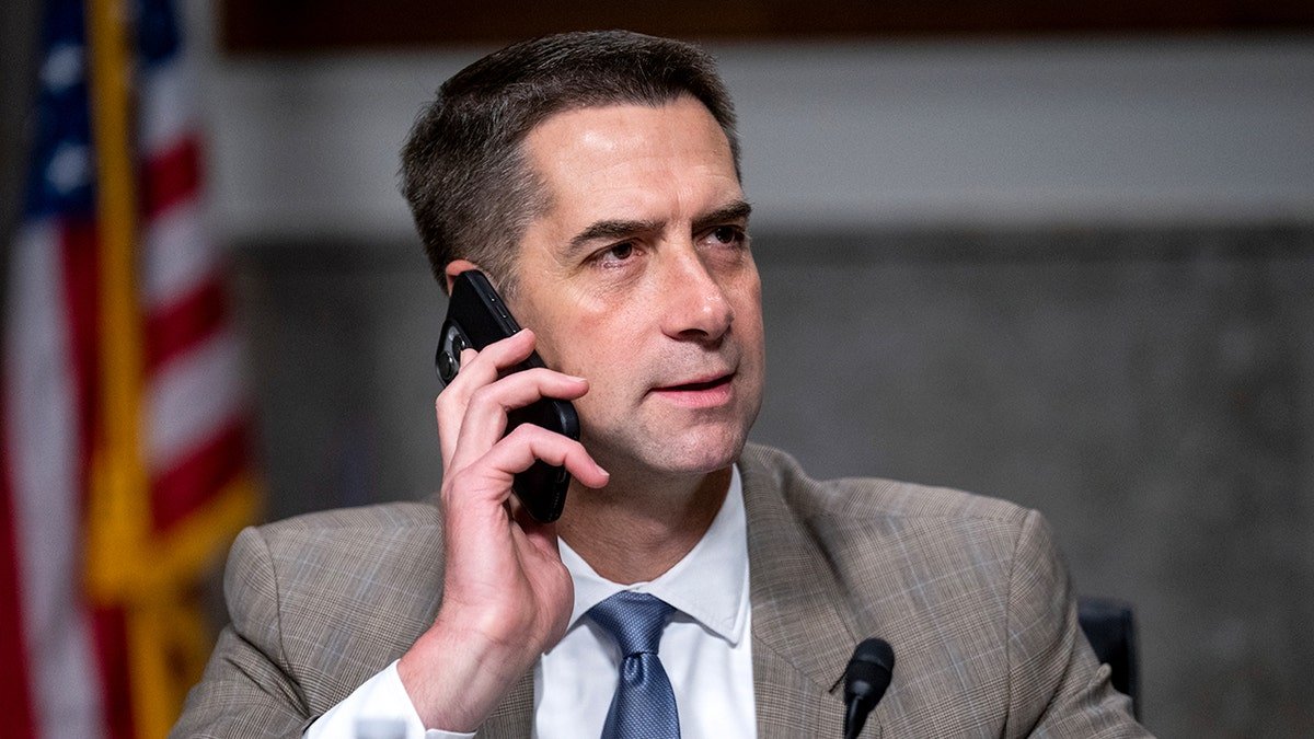 Sen. Tom Cotton on the phone