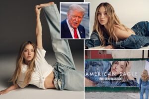 Trump praises Sydney Sweeney after learning she’s a registered Republican as woke mob torches her American Eagle jeans ad