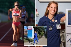 Exclusive | Long Island mom moonlights as Olympian and champion race walker — and is hoping for glory at world games Exclusive | Long Island mom moonlights as Olympian and champion race walker — and is hoping for glory at world games