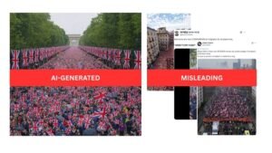 Unrelated and AI-generated images used to claim UK protests spreading Unrelated and AI-generated images used to claim UK protests spreading