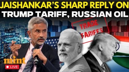 Jaishankar Hits Back At U.S. On Russian Oil Trade, Questions Trump Tariff Policy