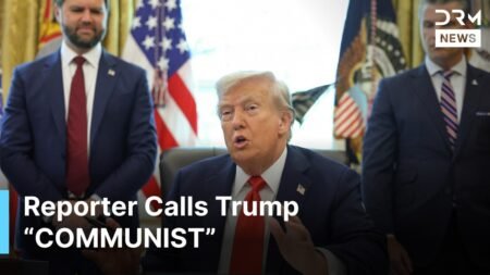 Watch: Reporter Clashes With Trump at White House Meeting, Calls Him “Communist” | AC1G