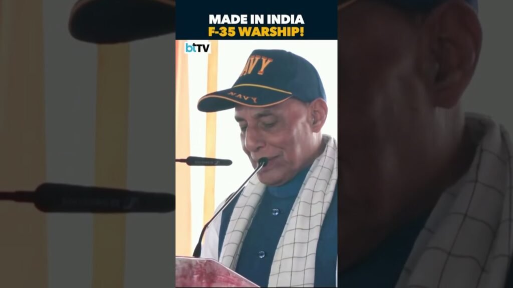 India Launches Indigenous Warship, Rajnath Singh Calls It “Floating F-35”