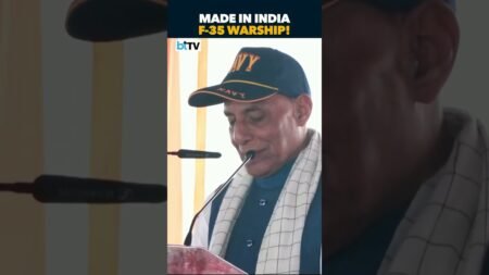 India Launches Indigenous Warship, Rajnath Singh Calls It “Floating F-35”