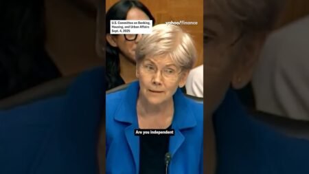 Sen. Warren grills Fed nominee Miran on independence from Trump.