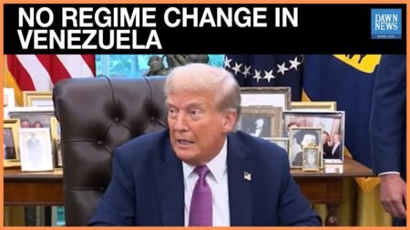 Trump Says US ‘not talking about’ Venezuela regime change | Dawn News English