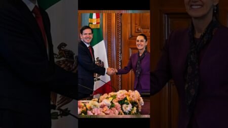 Rubio Joins Trump in Meeting Mexico’s President 😱 Us News #shorts #usa #usa