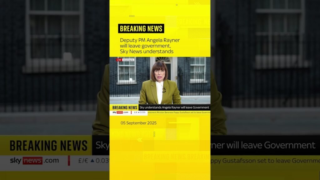 Angela Rayner will leave the government, Sky News understands.