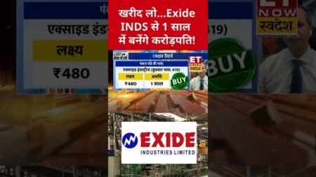 Exide INDS का शेयर 1 साल में बना देगा मालामाल! #exideindustries #gst #etnowswadesh #stockmarket Exide INDS का शेयर 1 साल में बना देगा मालामाल! #exideindustries #gst #etnowswadesh #stockmarket