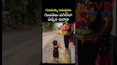 గణపయ్య నిమర్జనం గుండెలు పగిలేలా ఏడ్చిన చిన్నారి | Ganesh Nimarjjanam | CVR NEWS గణపయ్య నిమర్జనం గుండెలు పగిలేలా ఏడ్చిన చిన్నారి | Ganesh Nimarjjanam | CVR NEWS