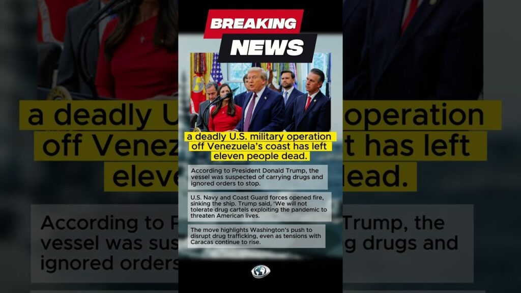 TRUMP CONFIRMS DEADLY US ATTACK! #USMilitary #Venezuela #Trump #News #NewsUpdate #short #shorts