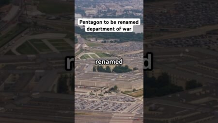 Pentagon to be renamed department of war #usnews #uknews #trumpnews