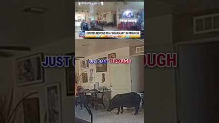 ‘BOAR-GLARY’: Florida deputies chase down wild boar that invaded home #foxnews #news #shorts ‘BOAR-GLARY’: Florida deputies chase down wild boar that invaded home #foxnews #news #shorts