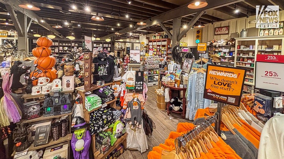 Cracker Barrel after new logo and rebranding change.