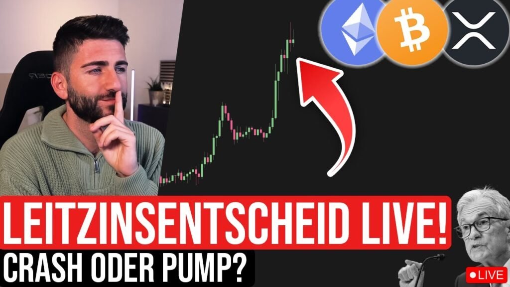 🔴 FED ZINSENTSCHEIDUNG LIVE: Reaktion auf Bitcoin, Altcoins & Aktien! 🔴 FED ZINSENTSCHEIDUNG LIVE: Reaktion auf Bitcoin, Altcoins & Aktien!