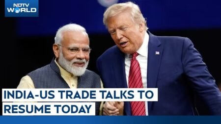 Trump Tariffs India News | India-US Trade Talks To Resume Today Amid Tariff War