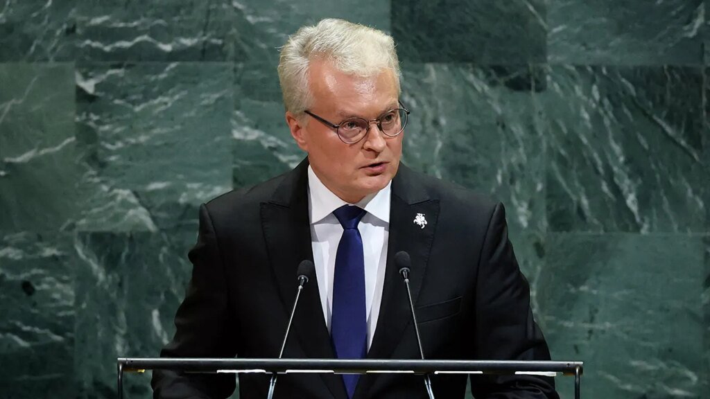 Trump gets praise at UN as Lithuania’s president warns Putin respects only strength Trump gets praise at UN as Lithuania’s president warns Putin respects only strength