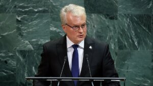 Trump gets praise at UN as Lithuania’s president warns Putin respects only strength Trump gets praise at UN as Lithuania’s president warns Putin respects only strength
