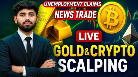 Live  GOLD & Crypto Trading  & Learning US Session  | 18th Sep- The Tradespot