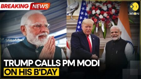 PM Modi Gets Birthday Call from President Trump | WION BREAKING