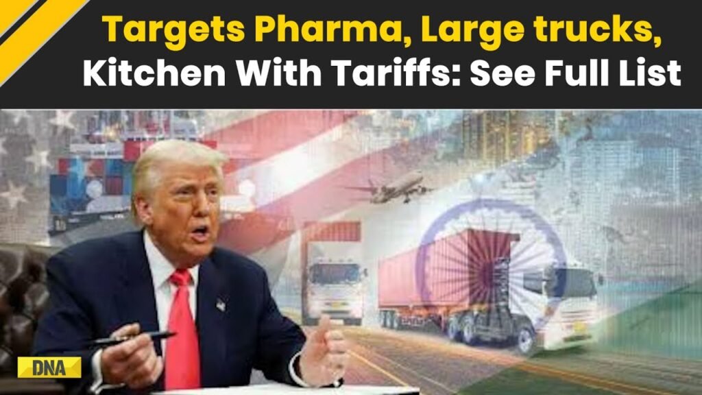 Trump Tariff News: US President Releases New Tariff List 2025, From Pharma To Trucks, What Changed?
