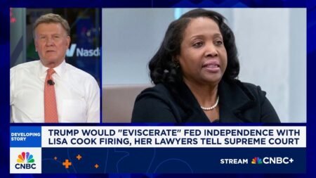 Trump would ‘eviscerate’ Fed independence with Lisa Cook firing, her lawyers tell Supreme Court